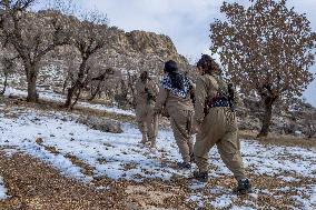 KDPI Military Drill Near Erbil - Iraq