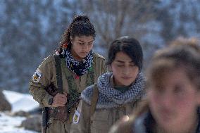KDPI Military Drill Near Erbil - Iraq