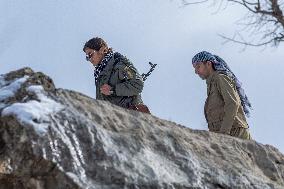 KDPI Military Drill Near Erbil - Iraq