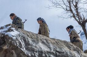 KDPI Military Drill Near Erbil - Iraq