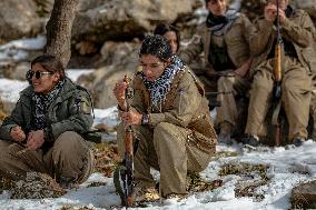 KDPI Military Drill Near Erbil - Iraq