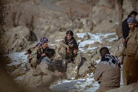 KDPI Military Drill Near Erbil - Iraq