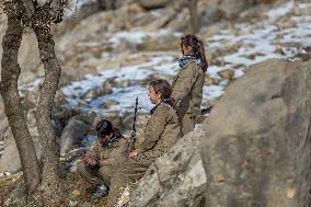 KDPI Military Drill Near Erbil - Iraq