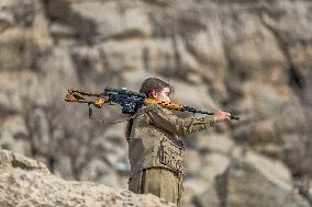 KDPI Military Drill Near Erbil - Iraq