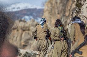 KDPI Military Drill Near Erbil - Iraq