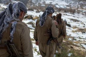 KDPI Military Drill Near Erbil - Iraq