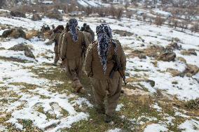 KDPI Military Drill Near Erbil - Iraq
