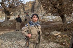 KDPI Military Drill Near Erbil - Iraq