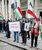 Demonstration Against Repression in Iran - Paris