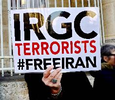 Demonstration Against Repression in Iran - Paris