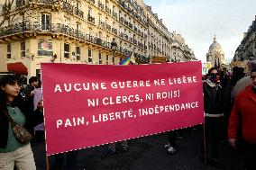 Demonstration Against Repression in Iran - Paris