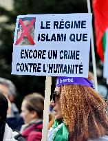 Demonstration Against Repression in Iran - Paris