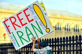 Demonstration Against Repression in Iran - Paris