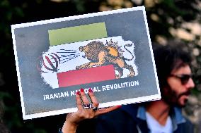 Demonstration Against Repression in Iran - Paris