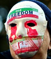 Demonstration Against Repression in Iran - Paris