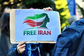 Demonstration Against Repression in Iran - Paris