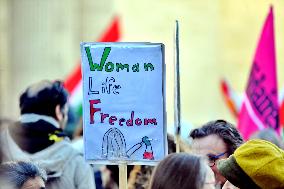 Demonstration Against Repression in Iran - Paris