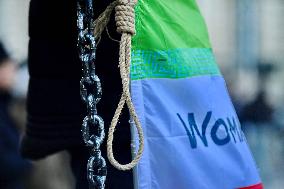 Demonstration Against Repression in Iran - Paris