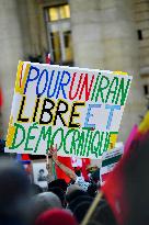 Demonstration Against Repression in Iran - Paris