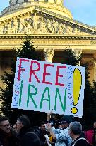 Demonstration Against Repression in Iran - Paris