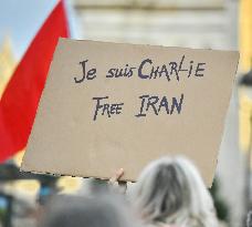 Demonstration Against Repression in Iran - Paris