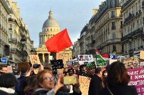 Demonstration Against Repression in Iran - Paris