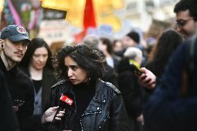 Demonstration Against Repression in Iran - Paris