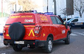 Police Cordon Off Institute For Accident Victims - Cordoba