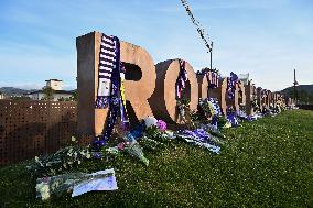 CALCIO - Altro - Tribute in memory of ACF Fiorentina president Rocco Commisso at Viola Park