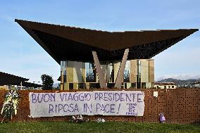 CALCIO - Altro - Tribute in memory of ACF Fiorentina president Rocco Commisso at Viola Park