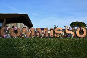 CALCIO - Altro - Tribute in memory of ACF Fiorentina president Rocco Commisso at Viola Park