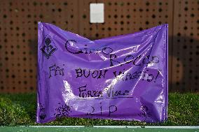 CALCIO - Altro - Tribute in memory of ACF Fiorentina president Rocco Commisso at Viola Park