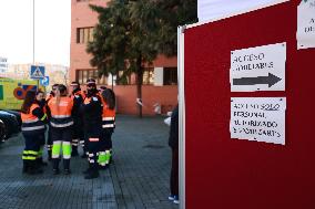 Information Point Moves for Railway Accident Victims - Cordoba