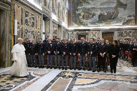 Pope Leo XIV Meets Italy’s Inspectorate for Public Security for Vatican City - Vatican