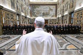 Pope Leo XIV Meets Italy’s Inspectorate for Public Security for Vatican City - Vatican