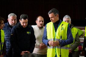 Pedro Sanchez Visits Accident Victims In Adamuz - Spain