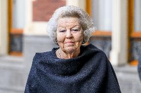Princess Beatrix At the Work Symposium Connected in Freedom - Utrecht