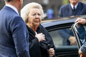 Princess Beatrix At the Work Symposium Connected in Freedom - Utrecht