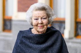 Princess Beatrix At the Work Symposium Connected in Freedom - Utrecht