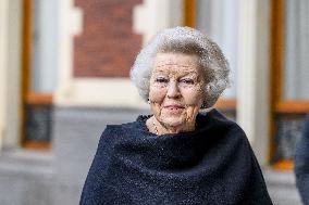 Princess Beatrix At the Work Symposium Connected in Freedom - Utrecht
