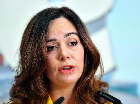 Sarah Knafo Press Conference - Paris