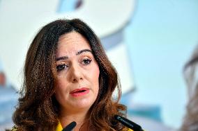 Sarah Knafo Press Conference - Paris