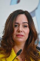 Sarah Knafo Press Conference - Paris