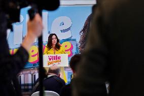Sarah Knafo Press Conference - Paris