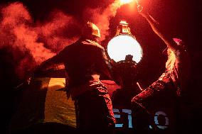 Celebration After Senegal's Victory at The African Cup of Nations - Paris