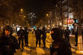 Celebration After Senegal's Victory at The African Cup of Nations - Paris