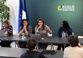 Marine Tondelier Press Conference - Paris