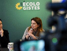 Marine Tondelier Press Conference - Paris