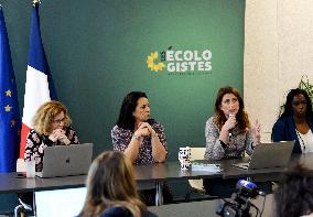 Marine Tondelier Press Conference - Paris