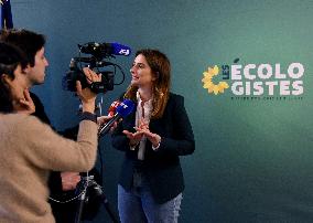 Marine Tondelier Press Conference - Paris